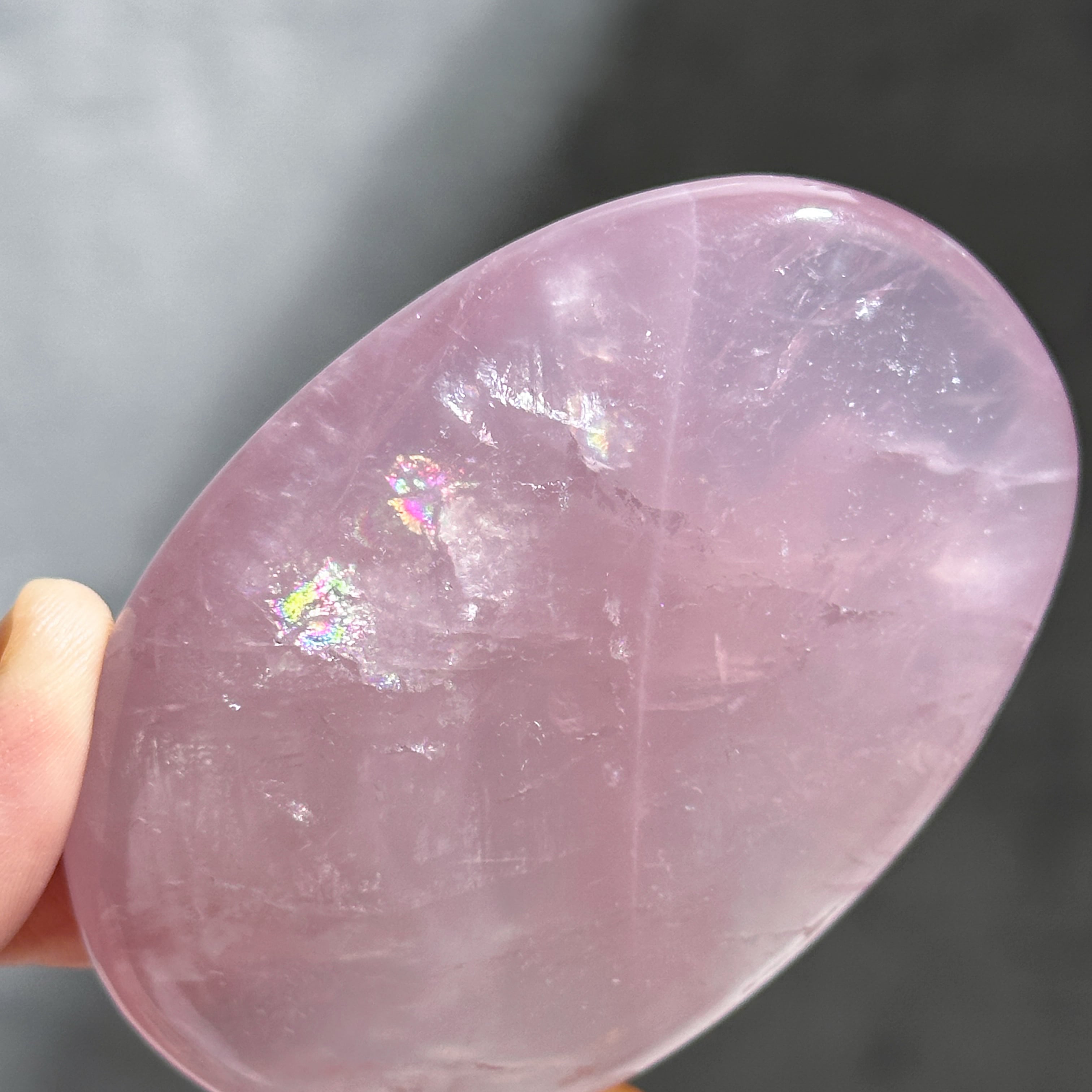 ローズクォーツ パームストーン15◇ Rose Quartz ◇ 天然石・鉱物