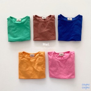 «sold out»«Hei» コットンリネンカットソー 5colors