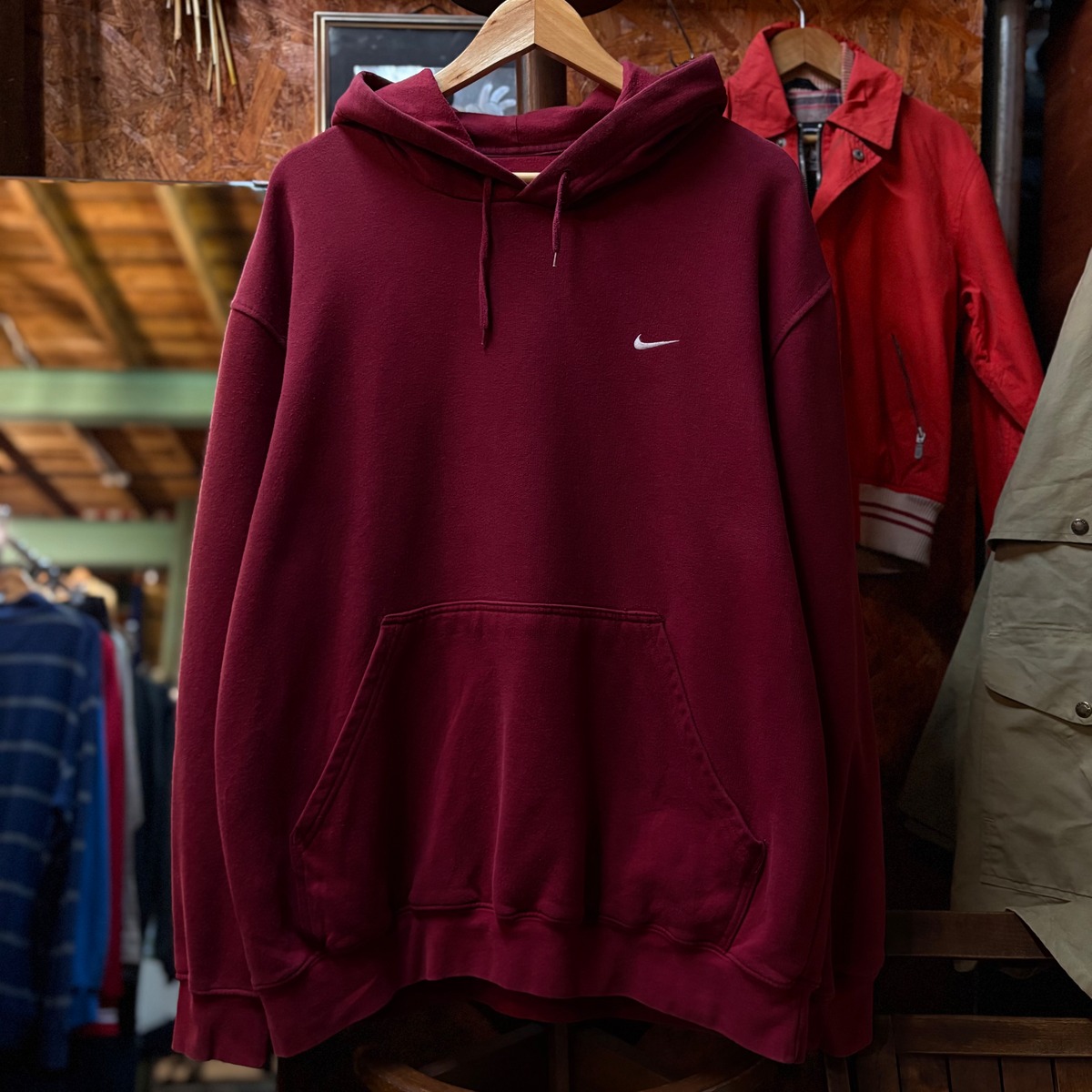 NIKE one Point swoosh sweat Parker | kapre