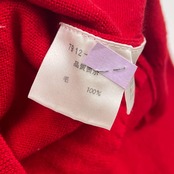 CASTELBAJAC SPORT カステルバジャック ウール ニット セーター 1/レッド レディース ゴルフ