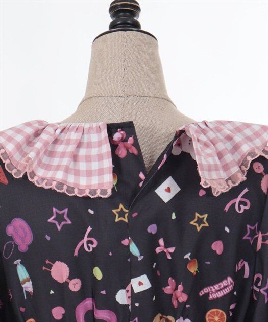 ハッピーバカンス柄ワンピース / a. axes femme【返品・交換・申込撤回 