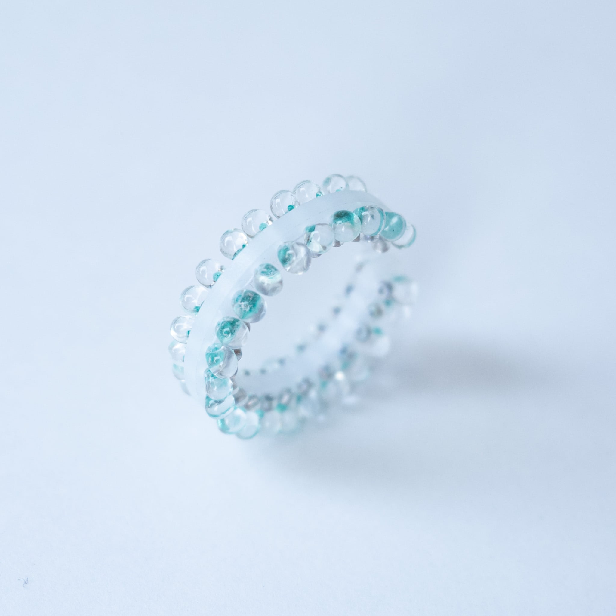 puzzle ring ear cuff L  [12]