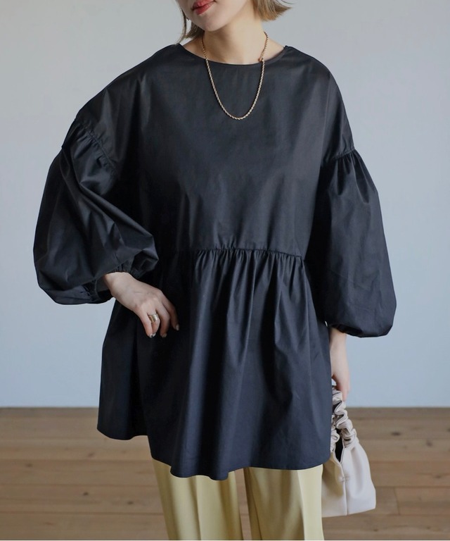 前後2WAYボリュームスリーブブラウス