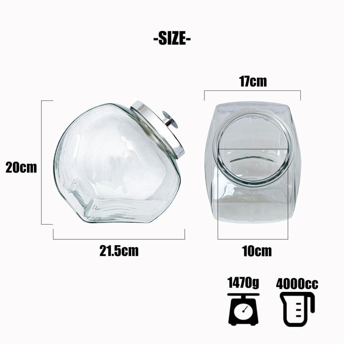 保存容器 ガラス おしゃれ ストッカー ペニーキャンディージャーM