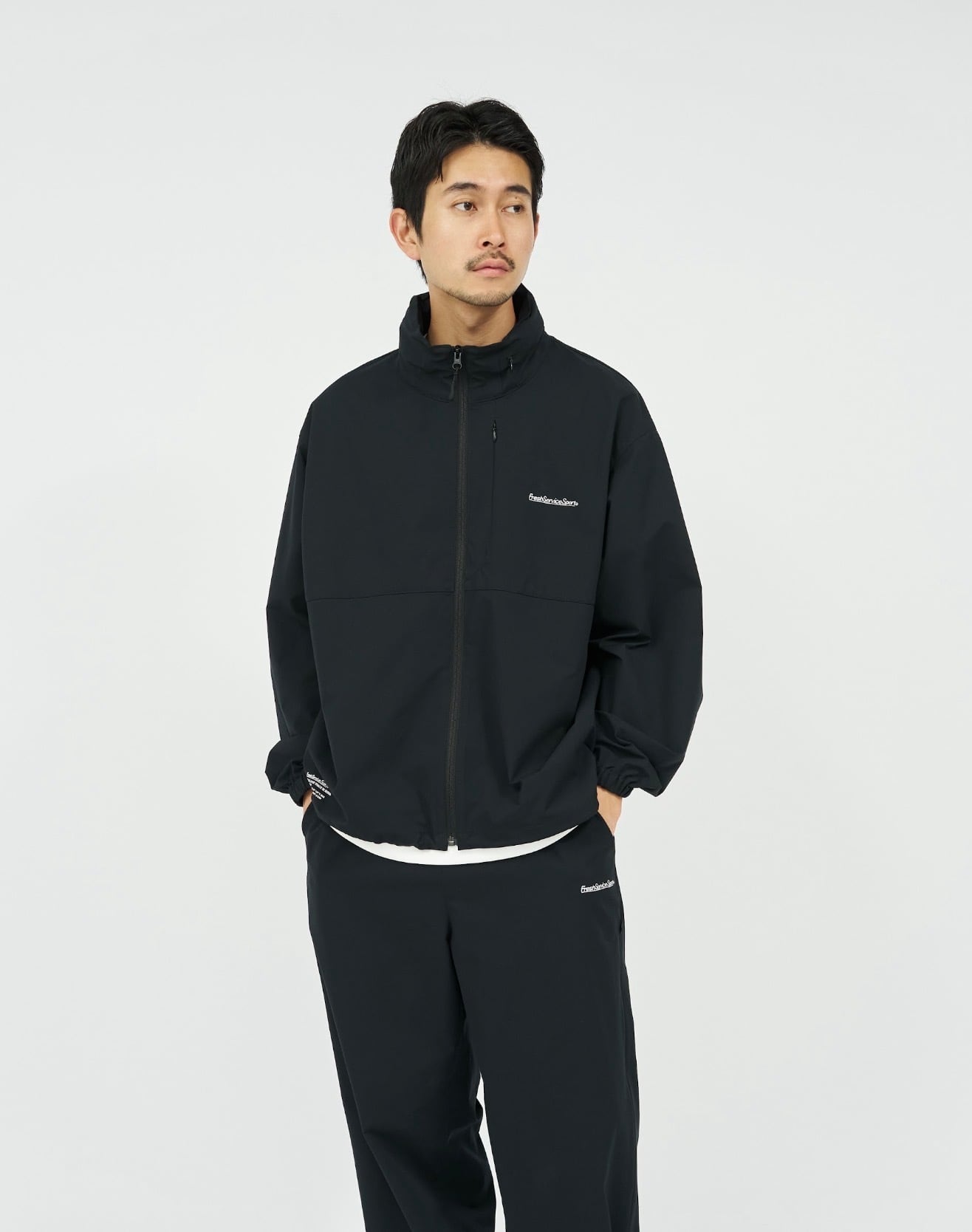 FreshServiceSport / MOTION LAYER TRACK BLOUSON ［BLACK］ | fons