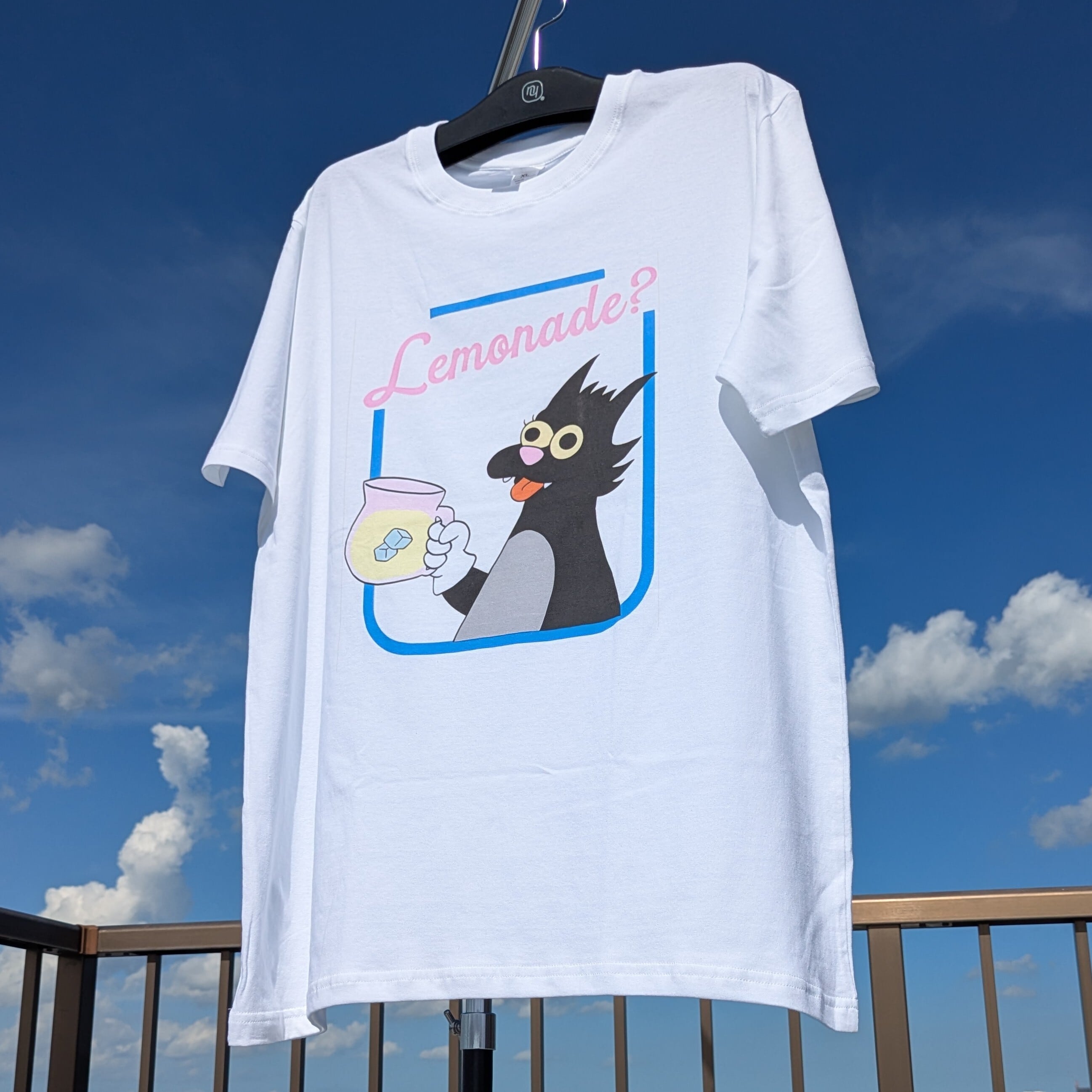 【 The Simpsons（ ザ・シンプソンズ ) 】『 Lemonade？ 』良い子のスクラッチー / The Itchy & Scratchy Show / イッチー＆スクラッチー / Tシャツ / WHITE〚アメリカン雑貨 アメトイ〛
