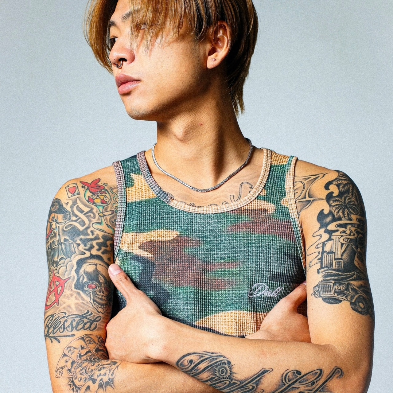 CALLIGRAPHY LOGO TANKTOP
