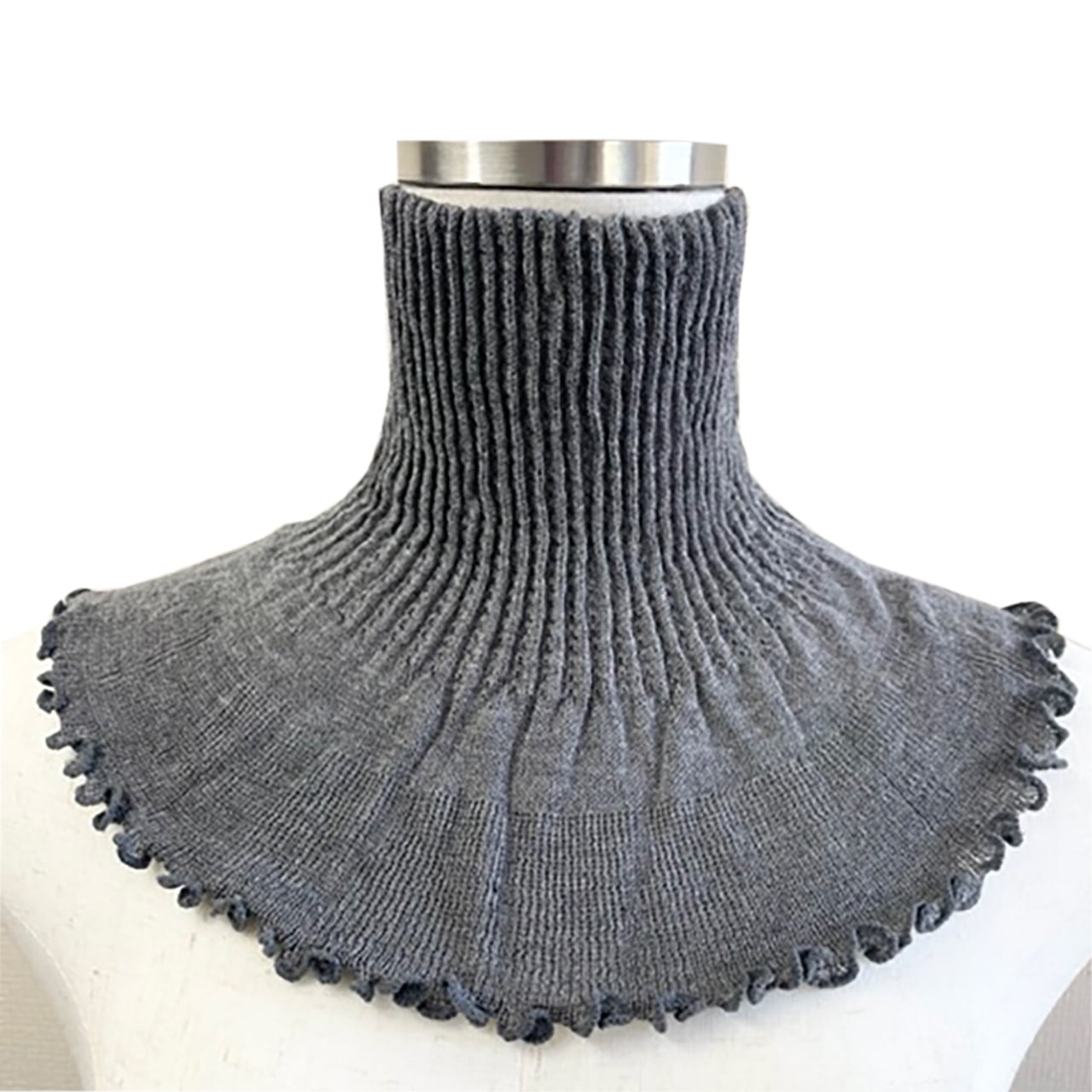 2023AWモイストハイネック 無地 天然アロエ成分配合の保湿機能糸