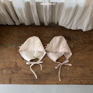 【即納】bebeholic / ribbon bonnet