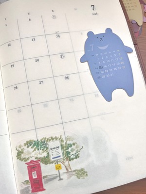 【完売】みにめもカレンダー(12ヶ月わぐま)