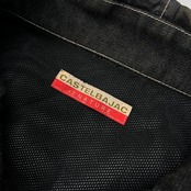 CASTELBAJAC カステルバジャック ロゴ刺繍 ポケット付き ナイロン ジャケット /メンズ/ブラック系