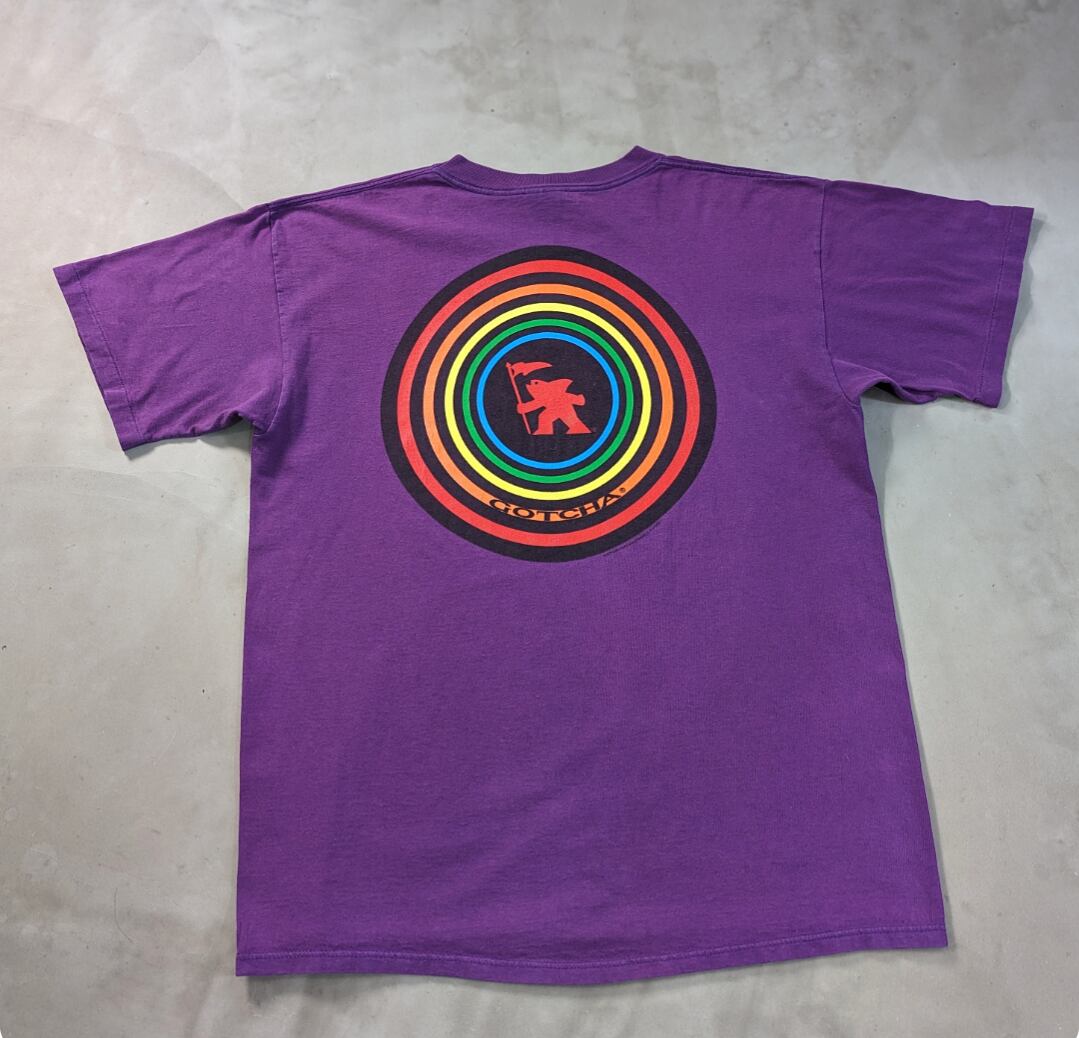 90s gotcha circle print tee 小岩店