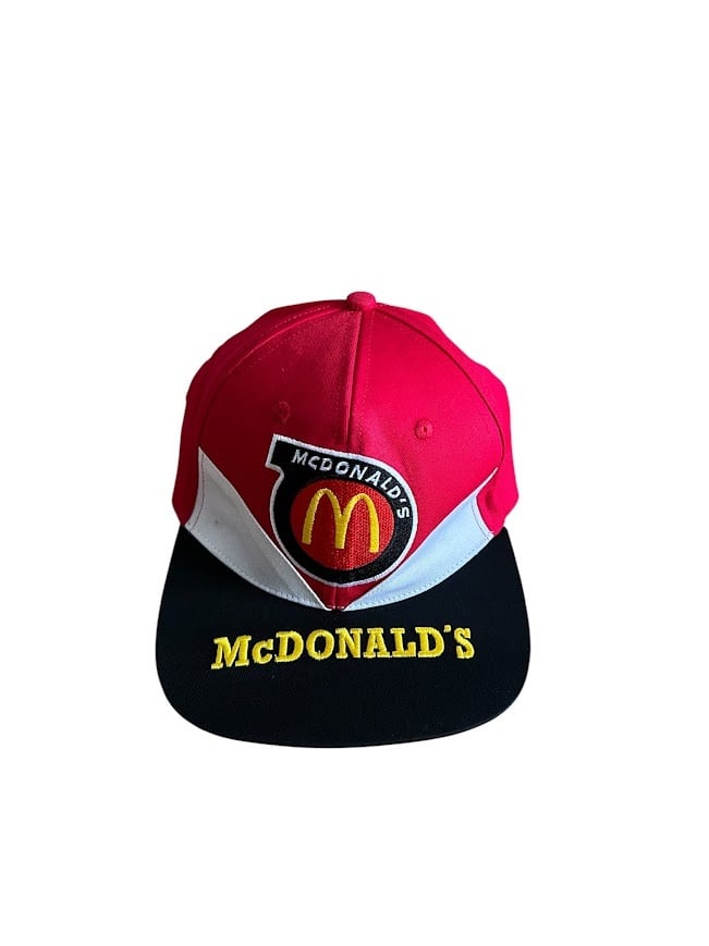スーパーレア！　80年代　マクドナルド　かグリマス　トラッカーハット　キャップ マクドナルド ヴィンテージ企業ロゴ刺繍キャップ 海外限定 希少 | CRACKUP