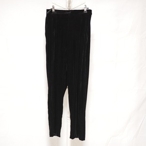 Velours Easy Pants Black