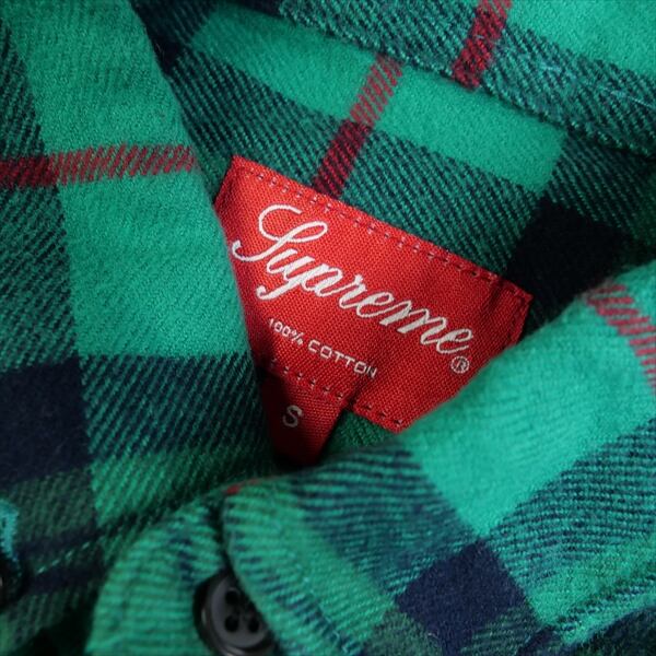 Size【S】 SUPREME シュプリーム 18AW Tartan L/S Flannel Shirt Teal