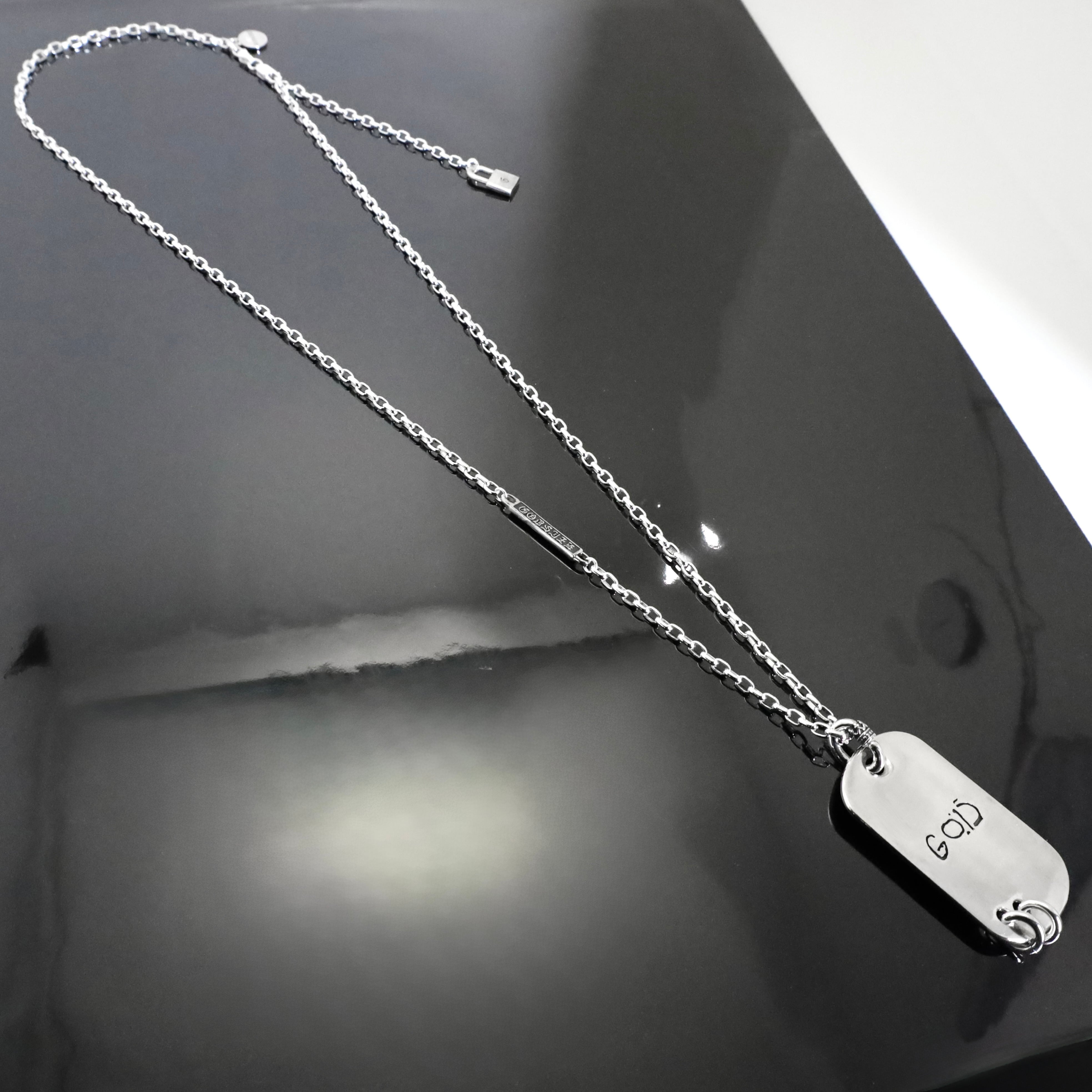 GOD I.D. TAG #2 NECKLACE / ゴッド I.D. タグ #2 ネックレス | GODSIZE