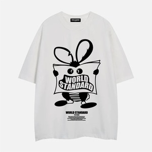 WORLD STANDARD/クルーネックプリントTシャツ/WSHT-053