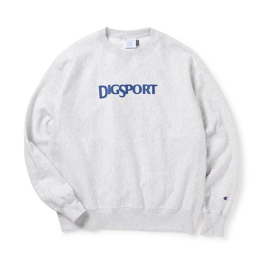 INTERBREED｜DIGSPORT Heavy Weight Crew -Ash-