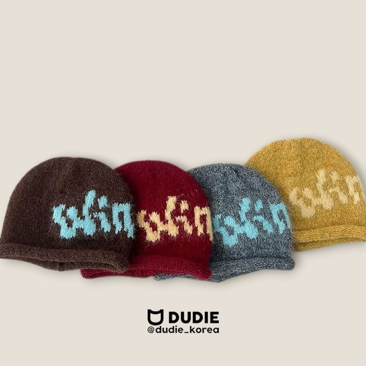 〖取寄〗韓国子供服 / 26winter / DUDIE / ロールアップビーニー / 帽子 *FREE(50~54㎝)*