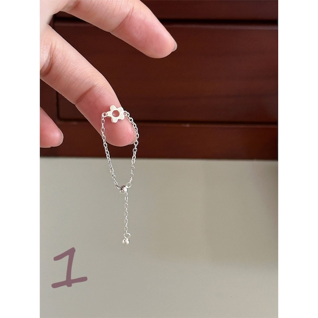 erban可愛い小花のシルバーリング 5s