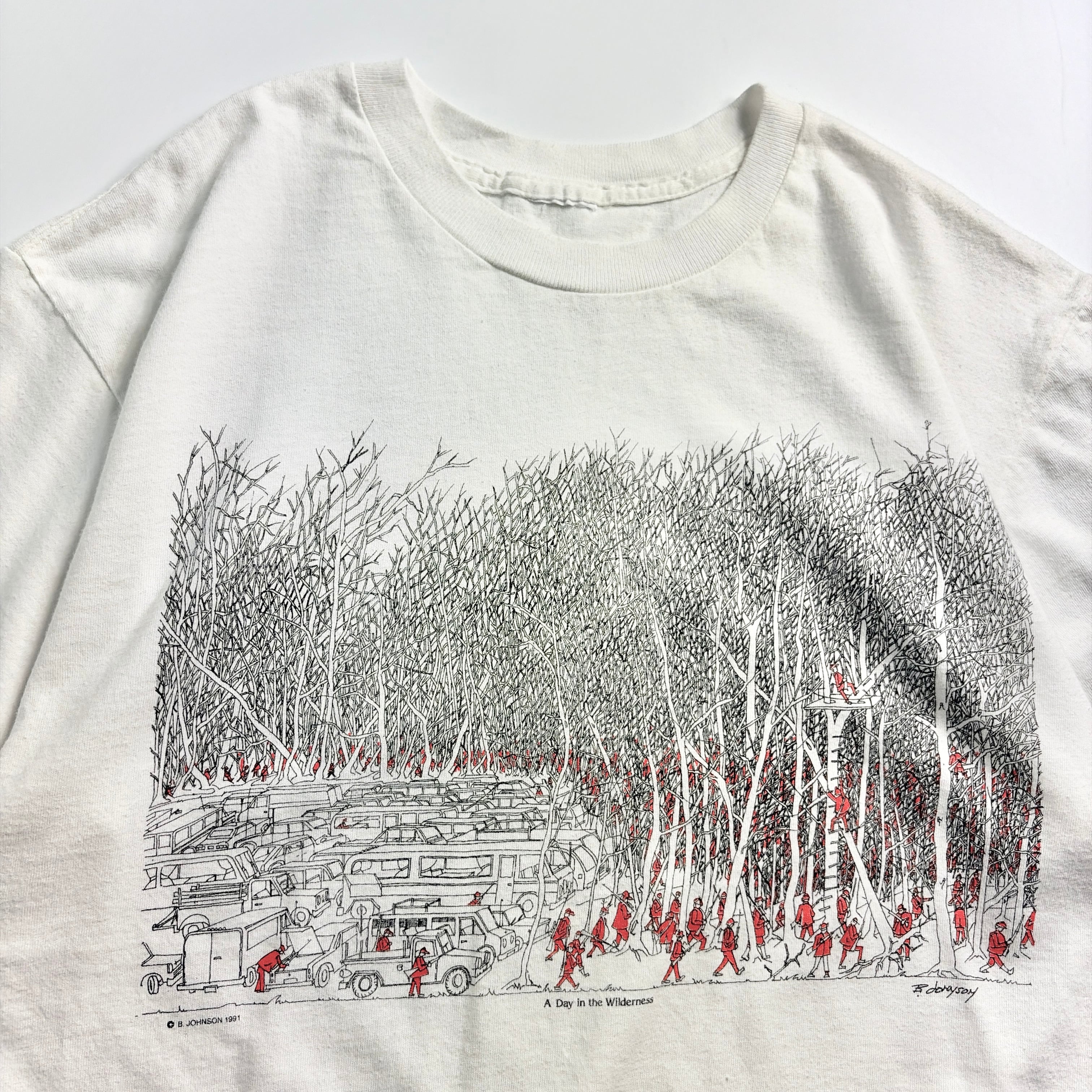 90s B. Johnson Wilderness Art T-Shirt
