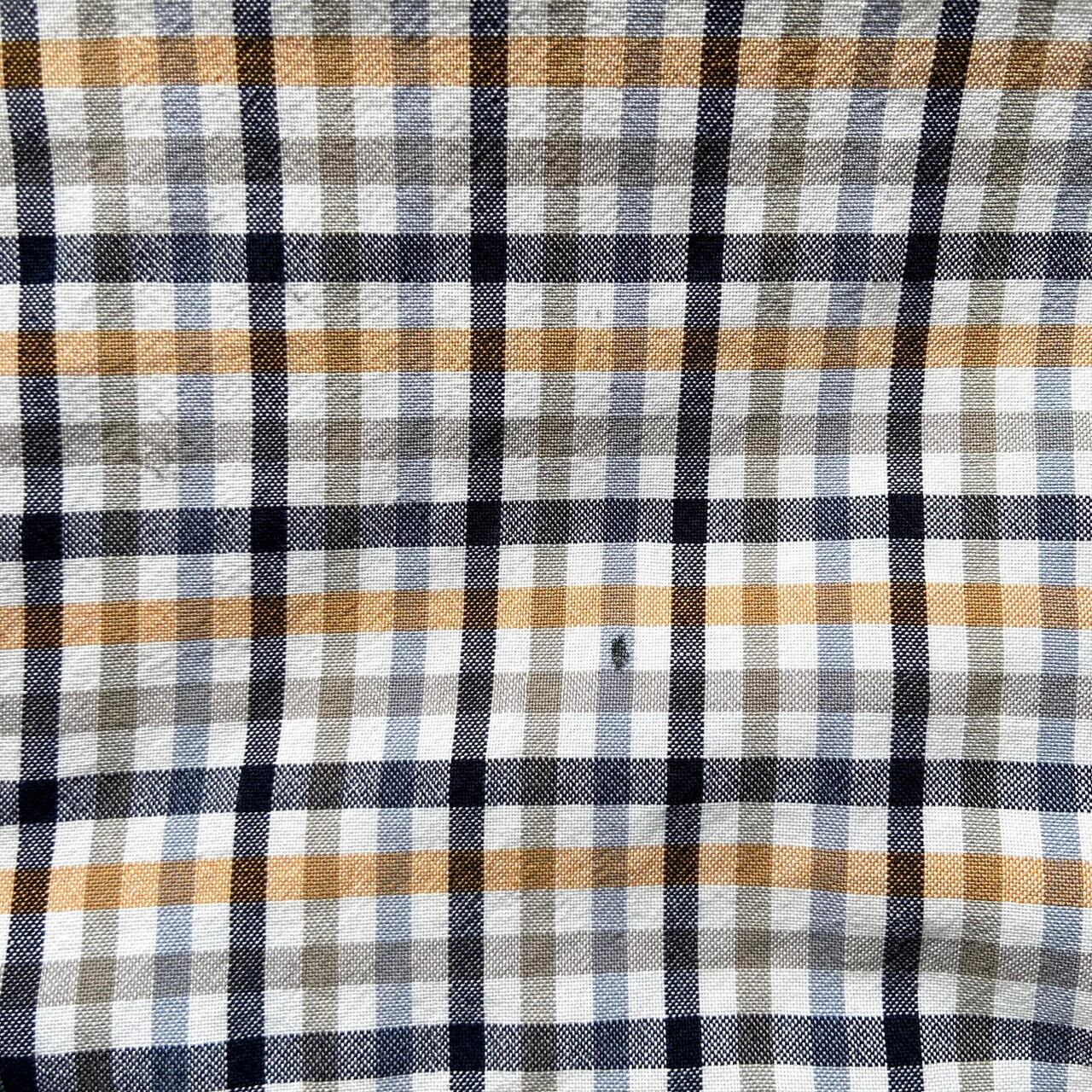 Carhartt カーハート 半袖チェックシャツ メンズXL 古着 ボタンダウン 