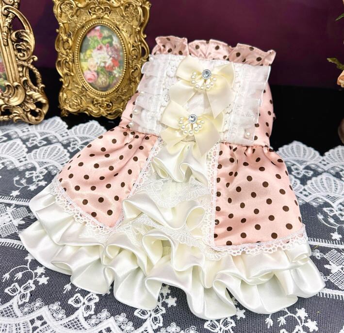 《予約》3102473 ドットフリルドレス