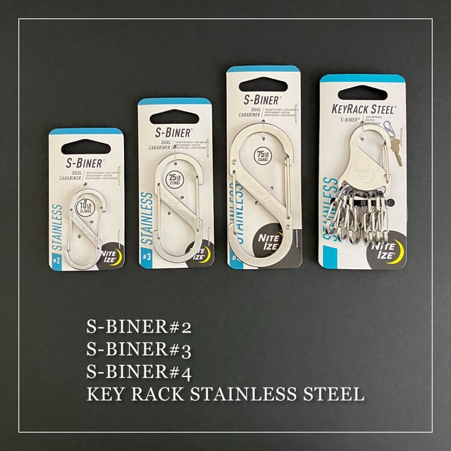 S-BINER GIFTBOX STAINLESS SILVER