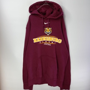 ナイキ　プリント　スウェットパーカー　裏起毛　S