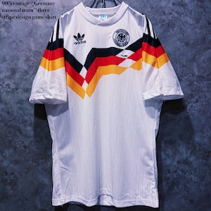 【doppio】90’s vintage “Germany national team” three stripe design game shirt