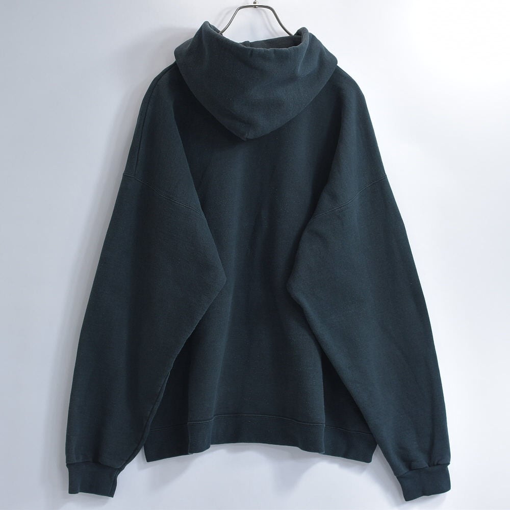 90s 00s Hanes スウェットパーカー ブラック 無地 プルオーバー 90s Hanes ヘインズ ロゴプリント プルオーバー スウェットパーカー