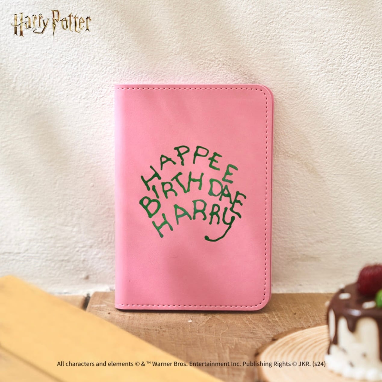 韓国限定】harry potter birthday cake passport case / ハリー