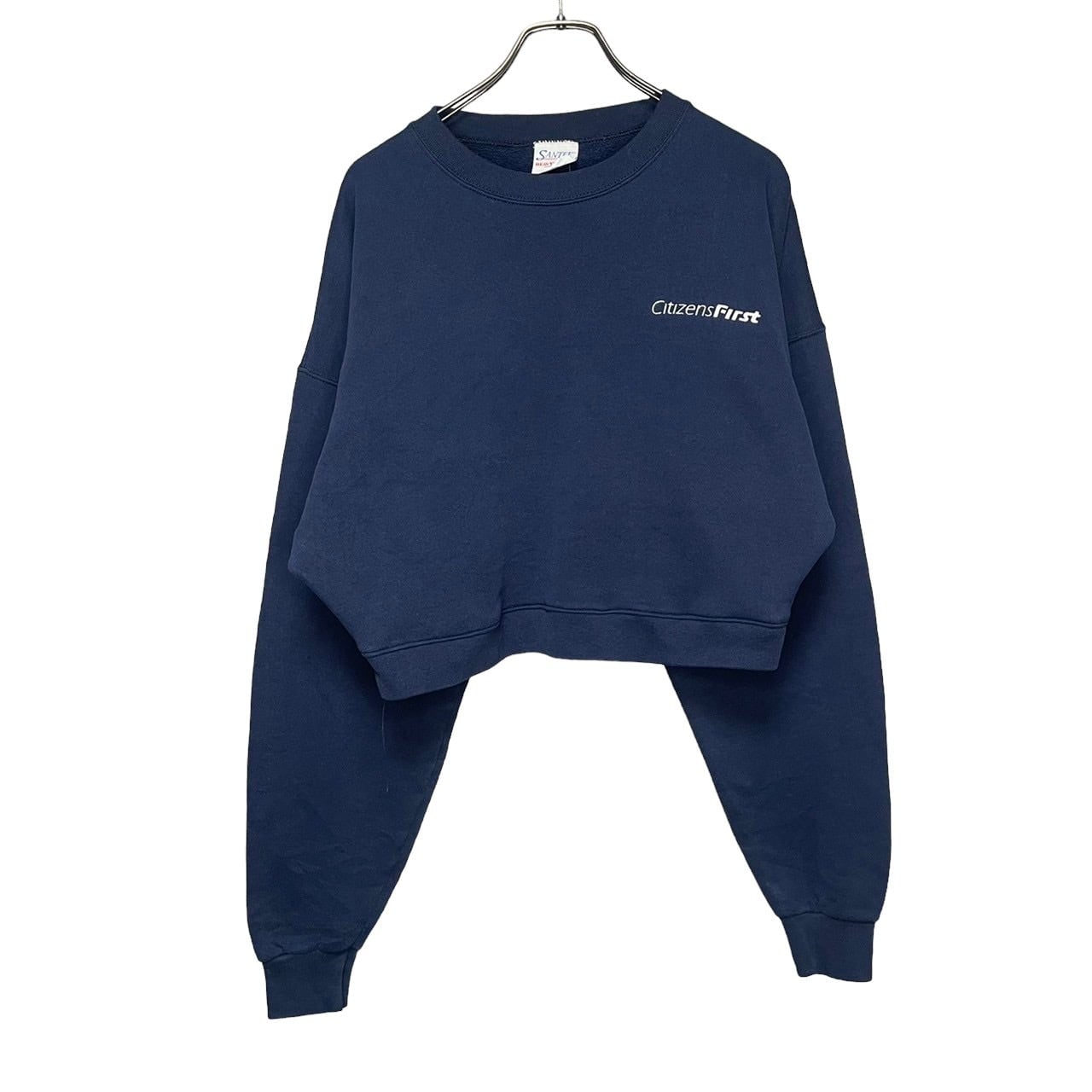 リメイク】【Made in USA】【90s】ショート丈スウェット SANTEE XL 