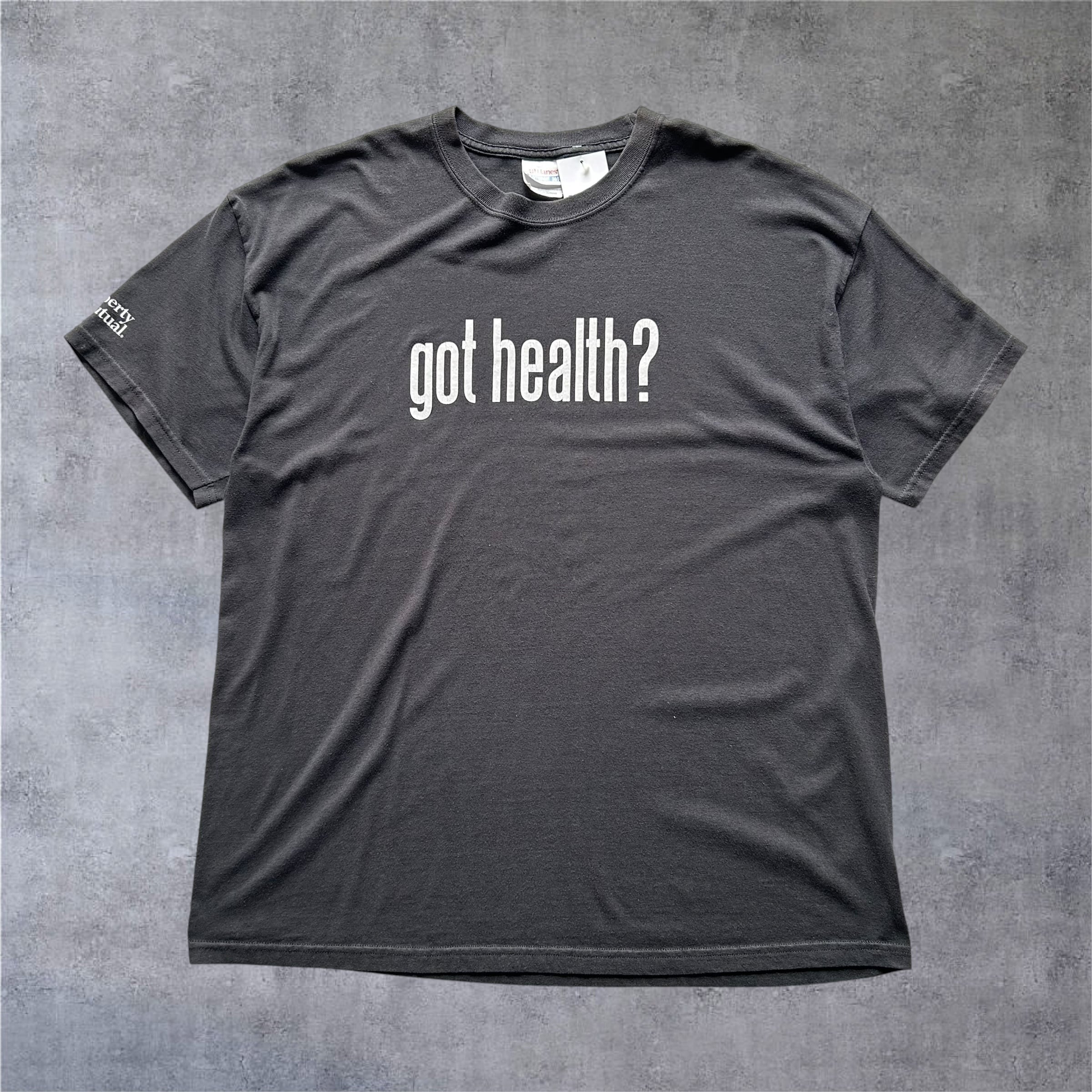 2000s got health? "got milk? Parody" T-shirt【高円寺店】