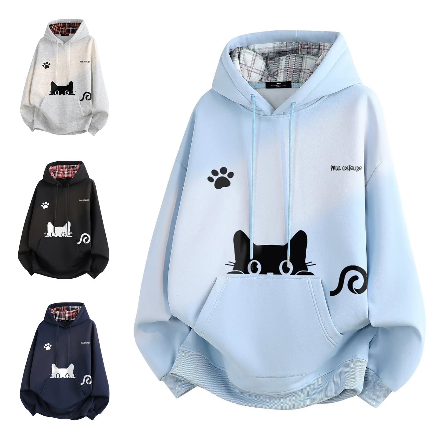 CROSS SWITCH パーカー SMALL 猫デザイン ♥猫柄4色パーカー！【ImcTLシリーズ】☆パーカー☆ ユニセックス