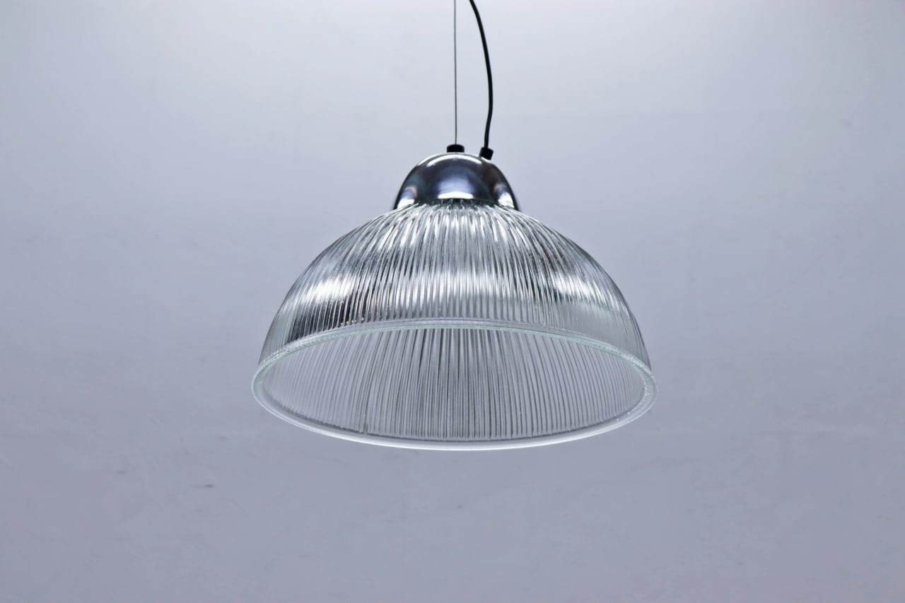 ヴィンテージ フランス ガラス ハンギング ペンダント ライト ランプ