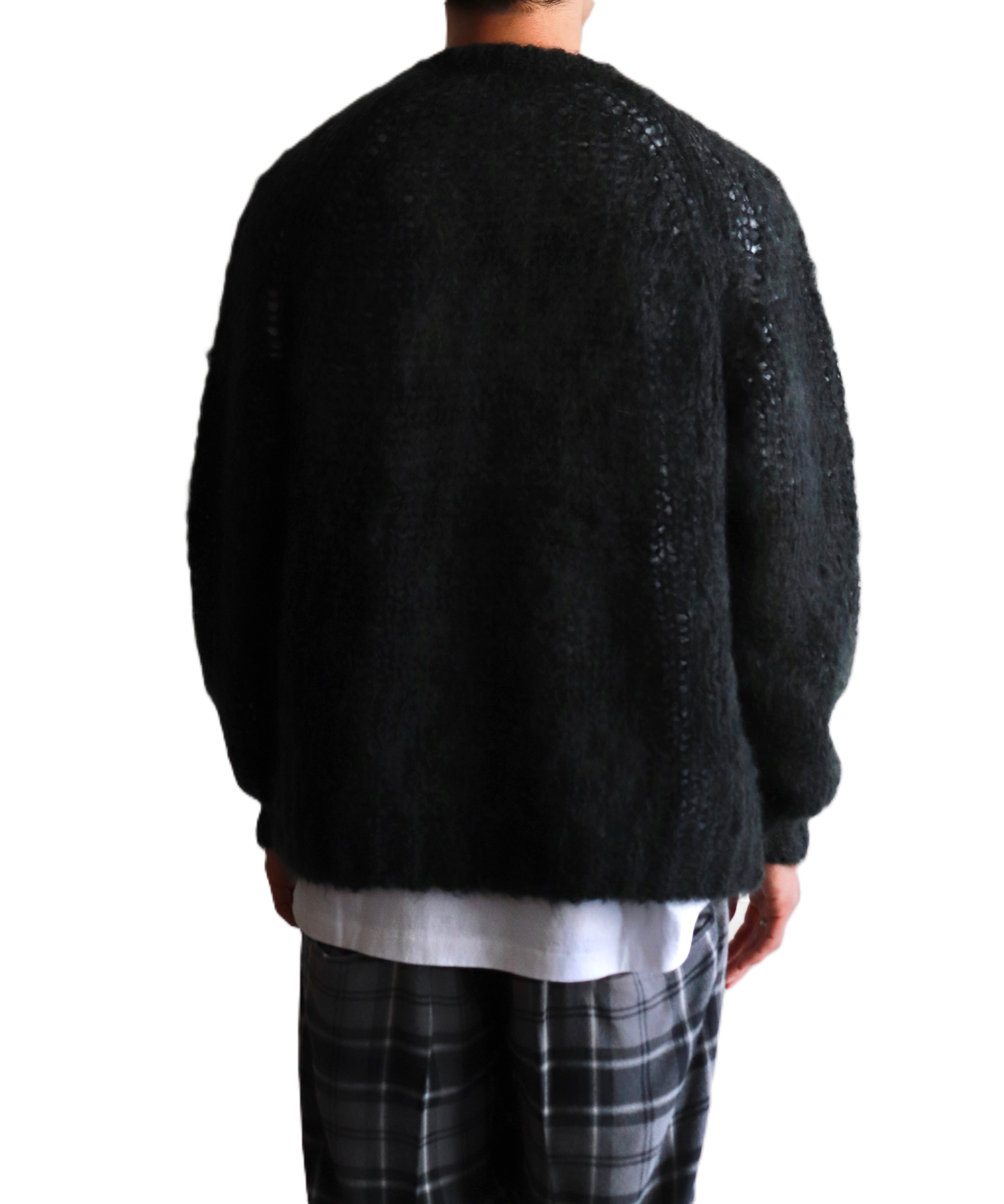 UNUSED / US2519 MOHAIR CARDIGAN (BLACK) | AfterSchool (アフター
