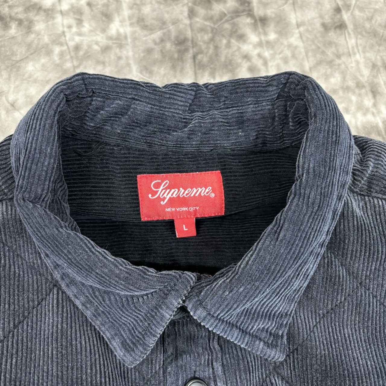 Supreme Quilted Corduroy Shirt Ｍ SUPREME Corduroy Quilted shirt