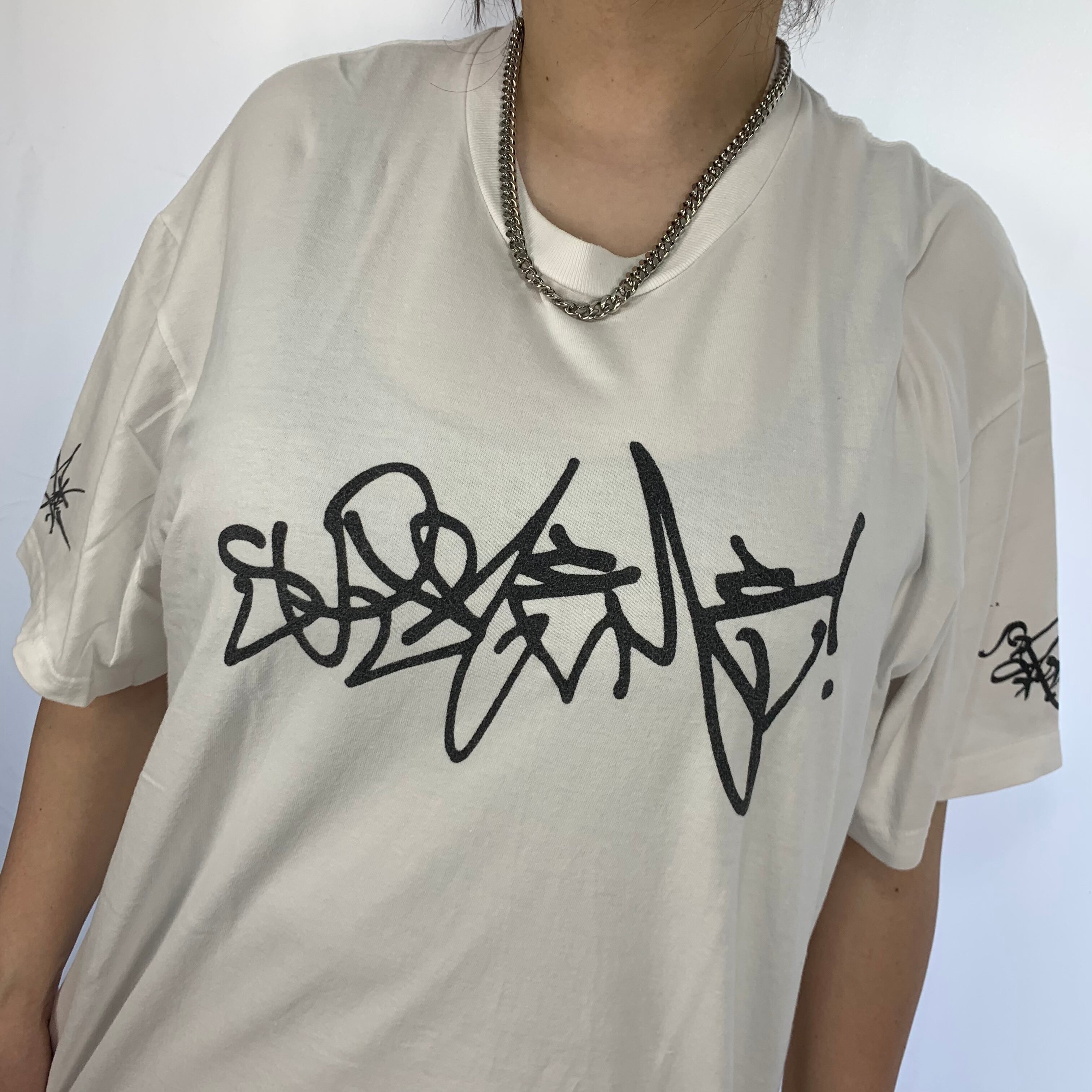 【シュプリーム】Rammellzee Tee 筆記体ロゴTシャツ　オーバーサイズ | 古着Monster.com powered by BASE