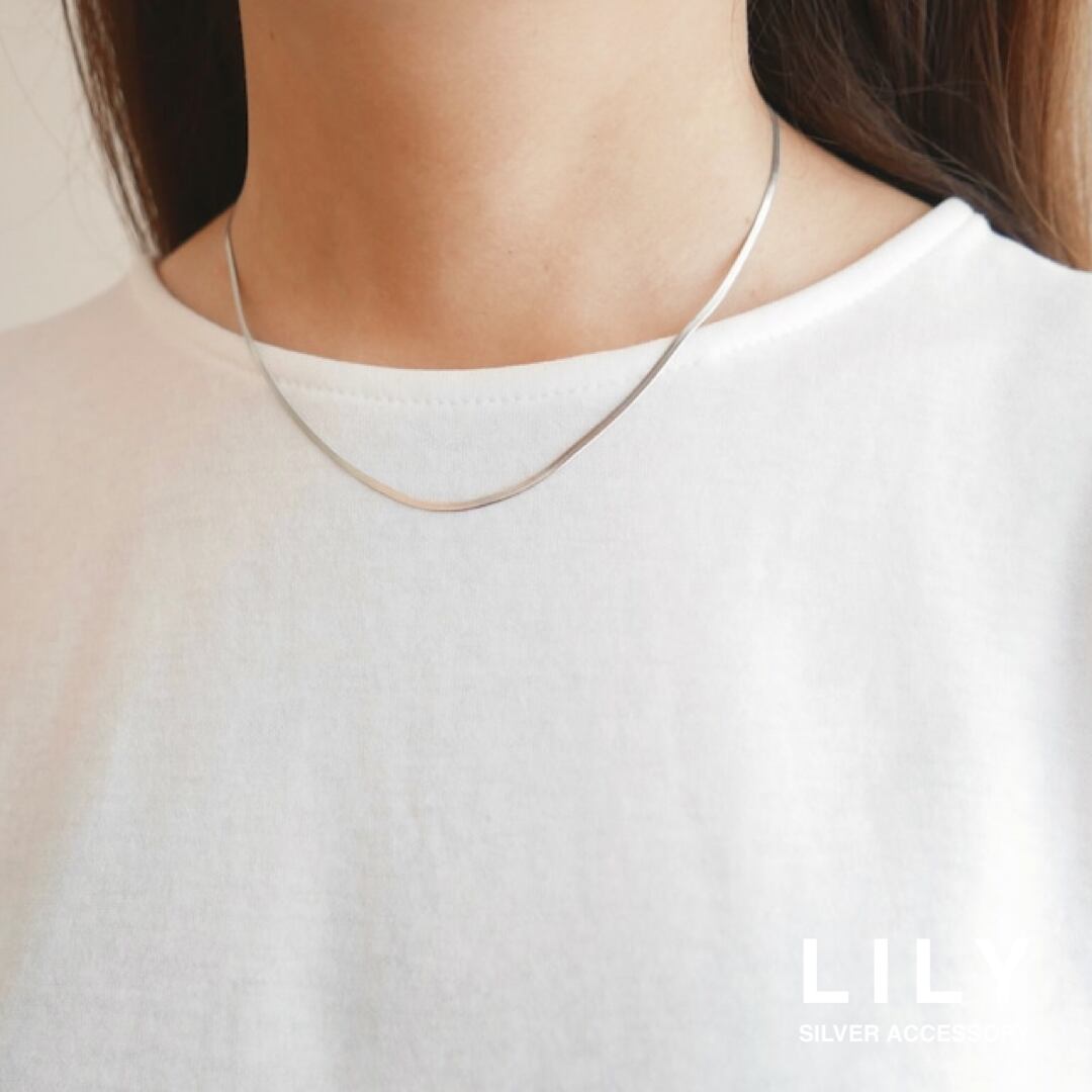 2ミリスネークネックレス | LILY
