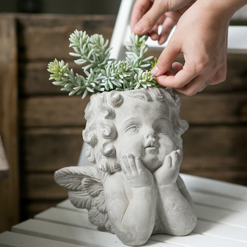 小さな天使の植木鉢 ヨーロピアンスタイル | Russel 海外インテリア