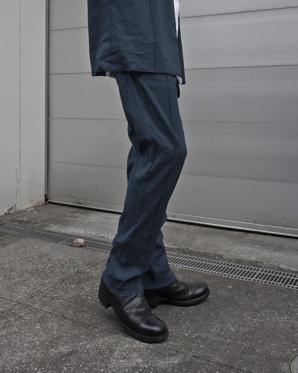 ASKYY / STRETCH LINEN SLACKS / DEEP BLUE | ASKYY TOKYO FLAGSHIP