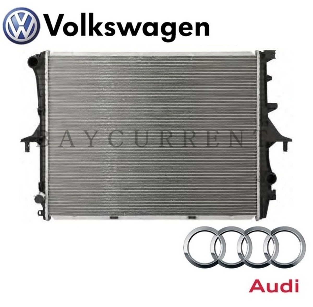 正規純正OEM】 フォルクスワーゲン ラジエーター VW トアレグ TOUAREG 