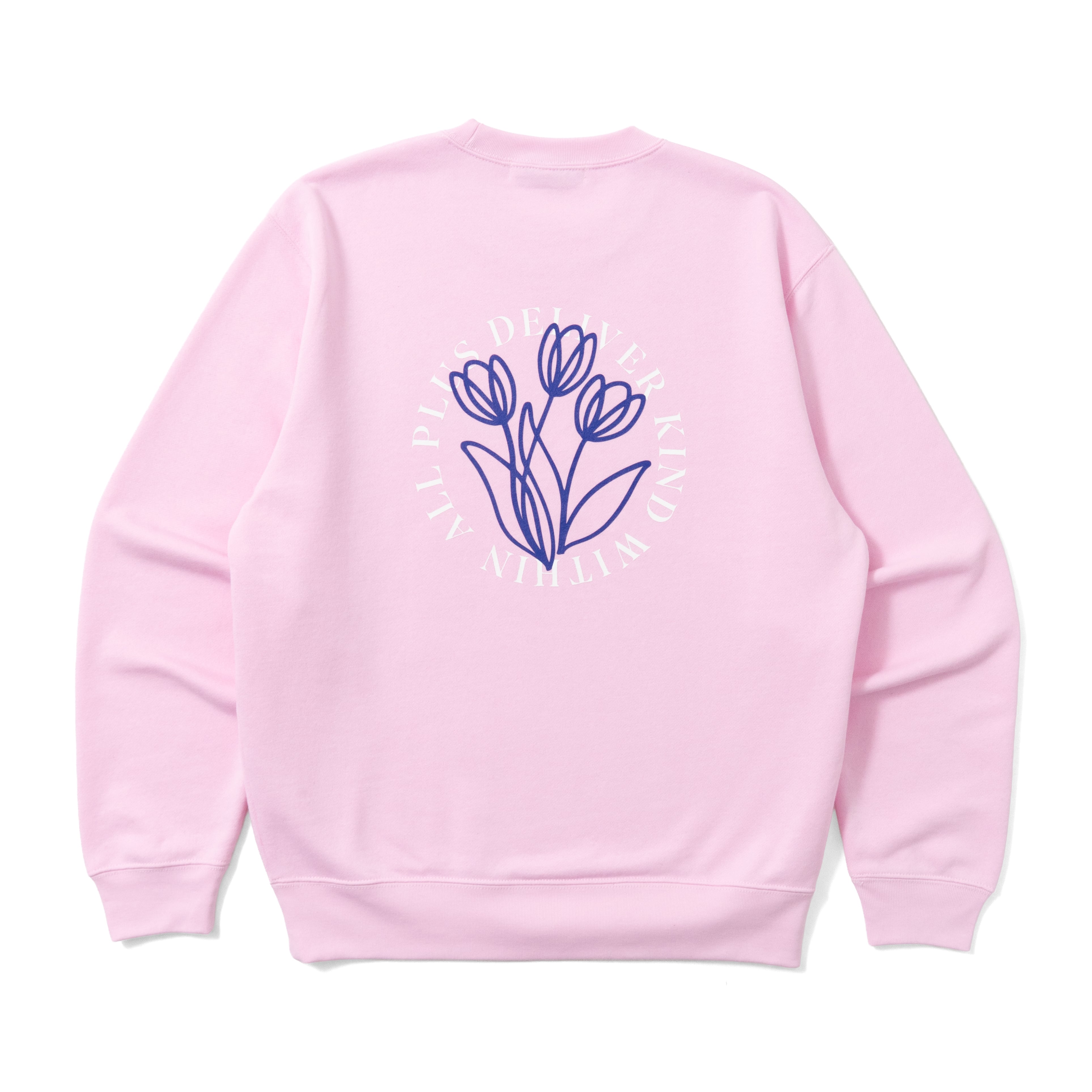 ALPSDR KW TULIP LOGO SWEAT / PINK