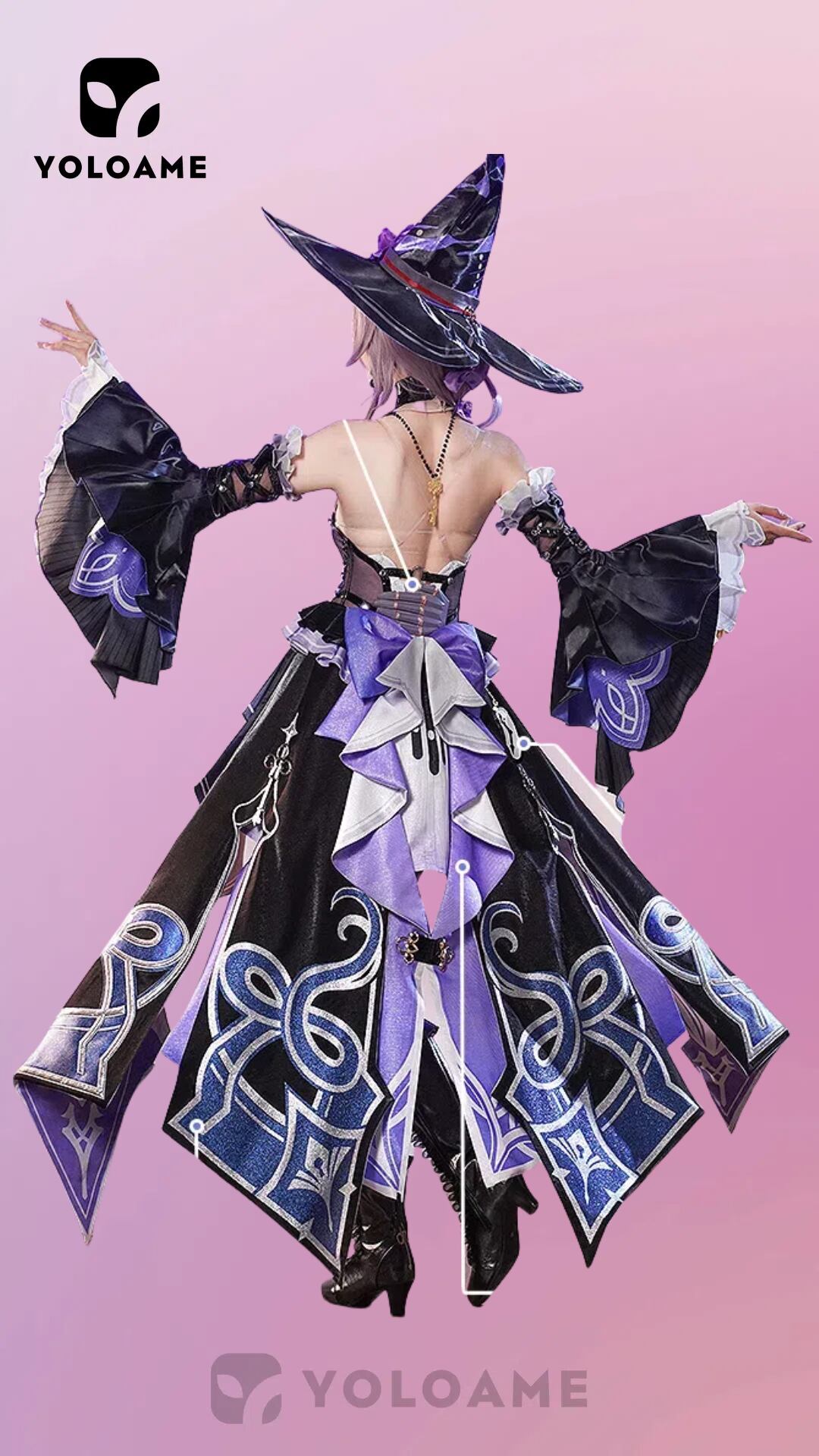 【崩壊 スターレイル】マダムヘルタ コスプレ フルセット Mサイズ【値下げ】 三分妄想1/3Delusion】 崩壊スターレイル HonkaiStarRail マダム