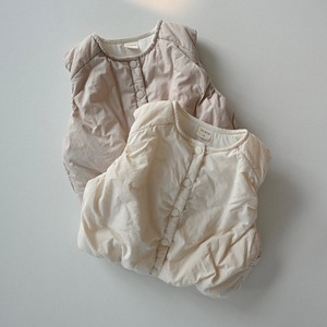 【即納】the beige / bund patted vest