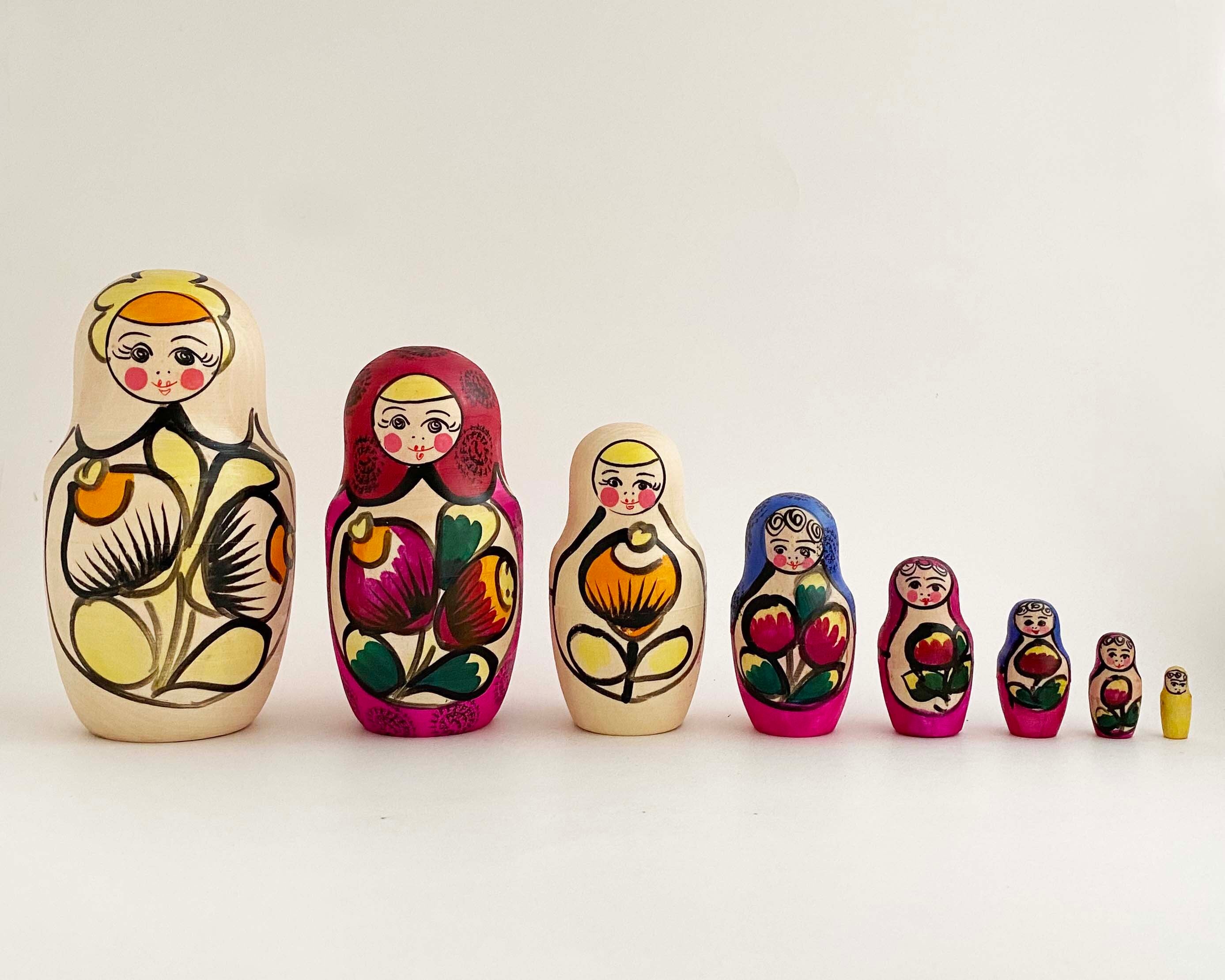 シンプル マイダン産マトリョーシカ / 8個組