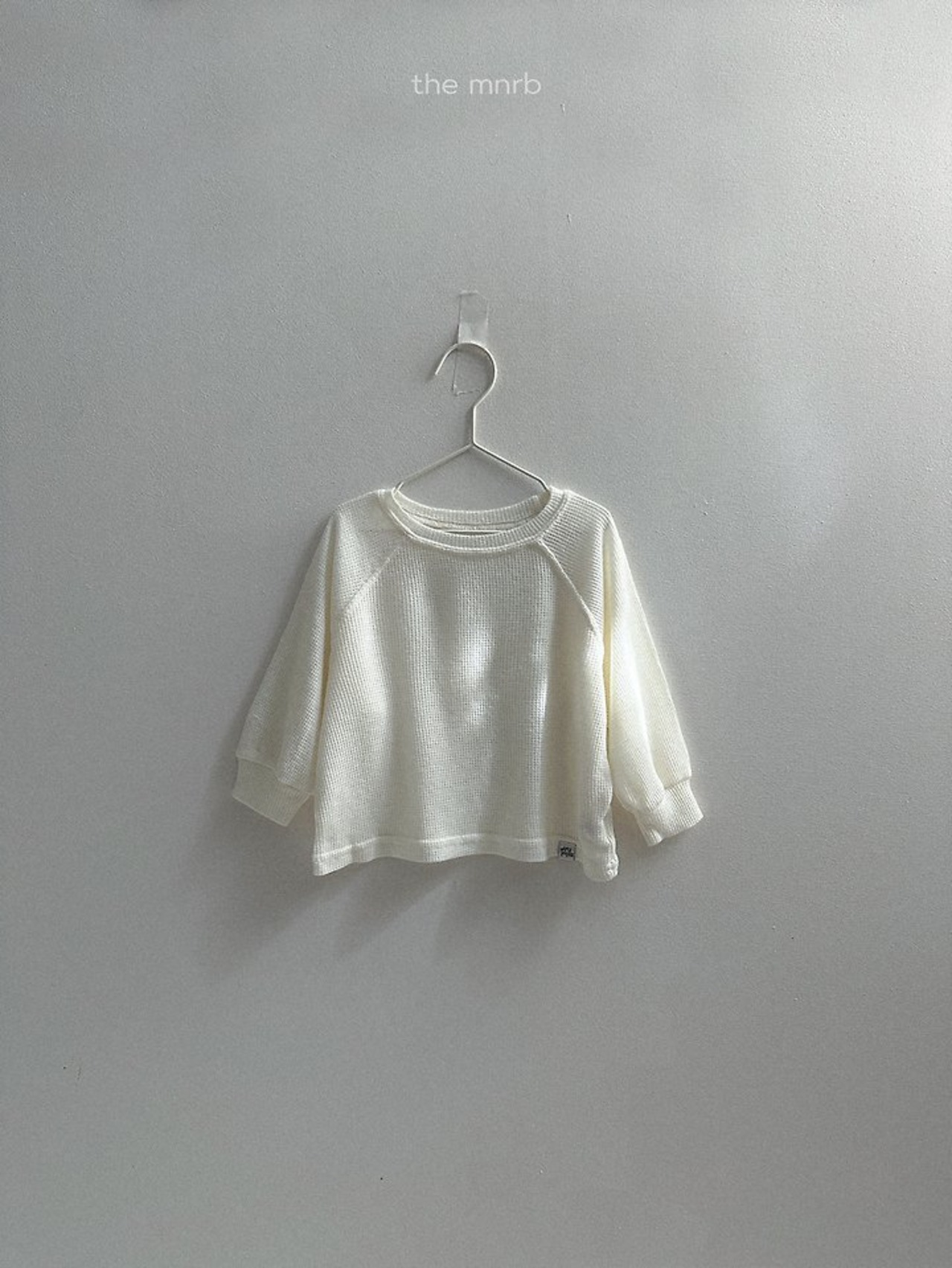 [the mnrb] Waffle Long Sleeve T-shirt / [미니로브] 와플긴팔티