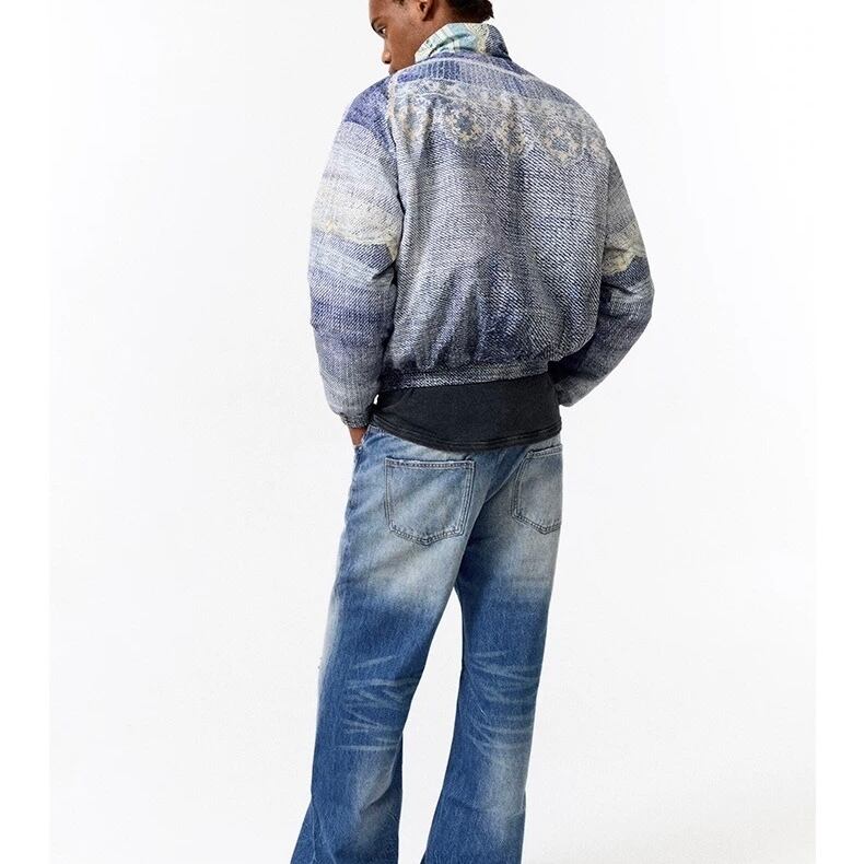 CONP] Lace Denim Quilted Cotton Jacket | BYORI