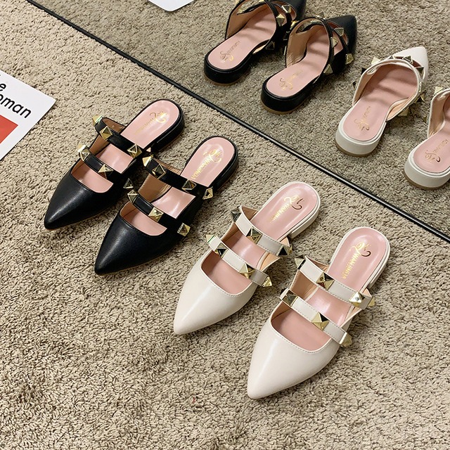 ミュールスプリングレッド 靴 シューズ 春物 部族の婦人靴30419685307